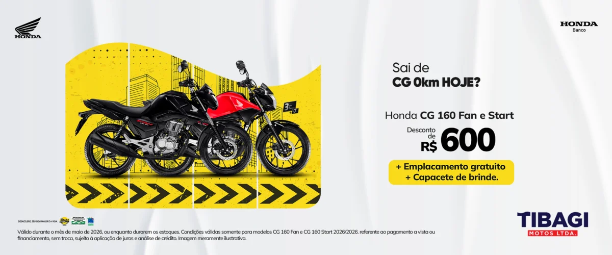 Novas | Tibagi Motos - Telemaco Borba
